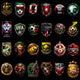 Pacote de Escudos do Futebol Mundial