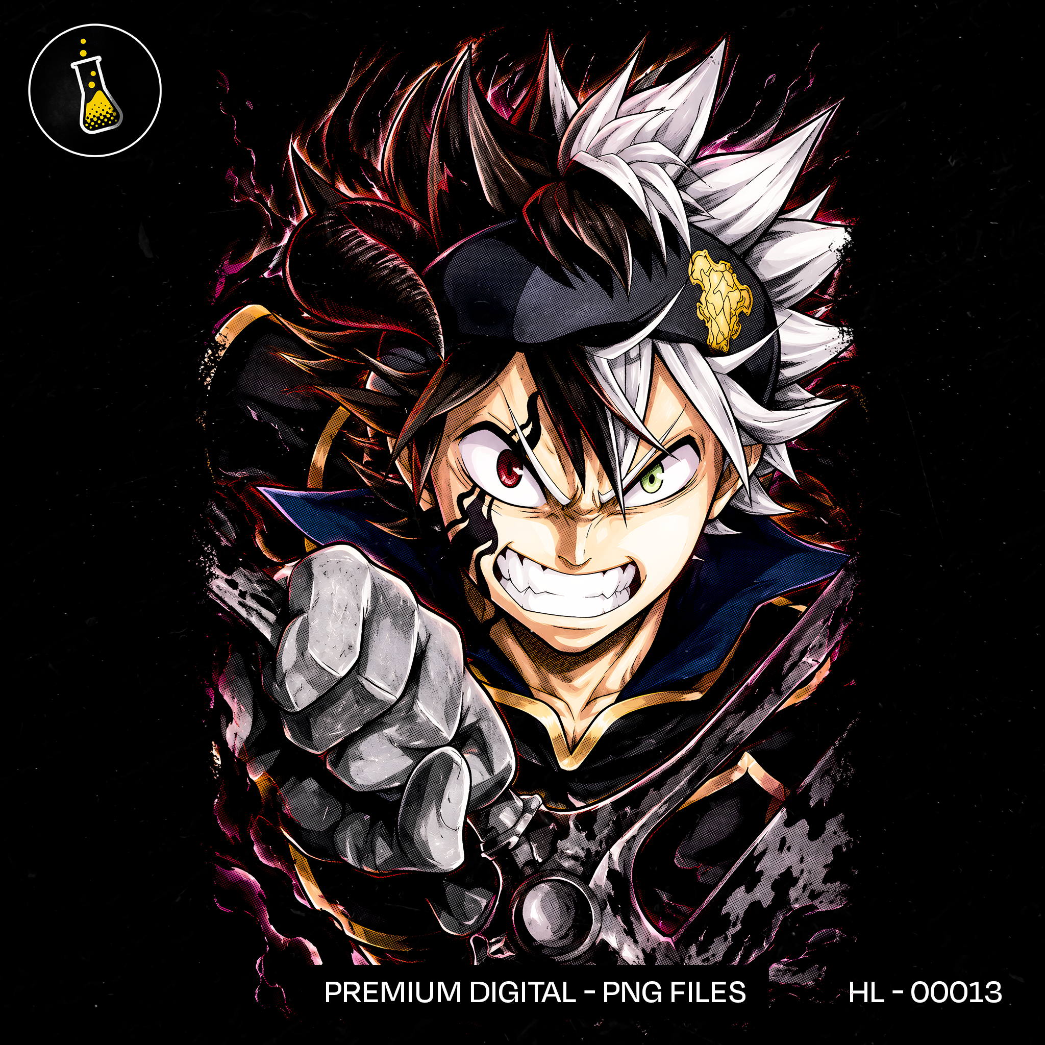 Asta Black Bull Anti-Magic Estampa