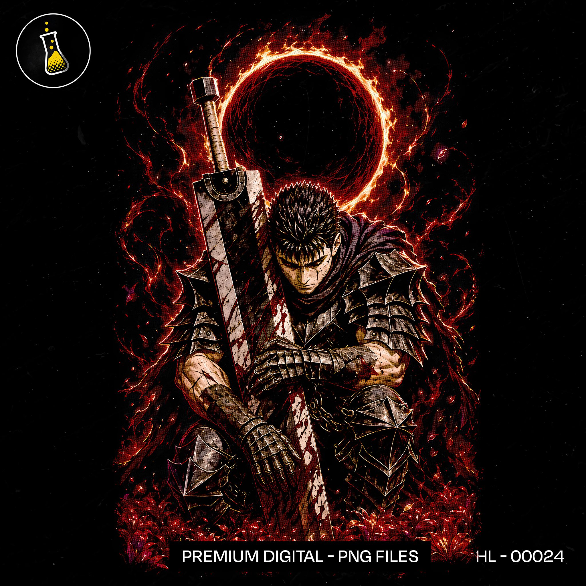 Guts Berserker Armor Brand of Sacrifice Estampa
