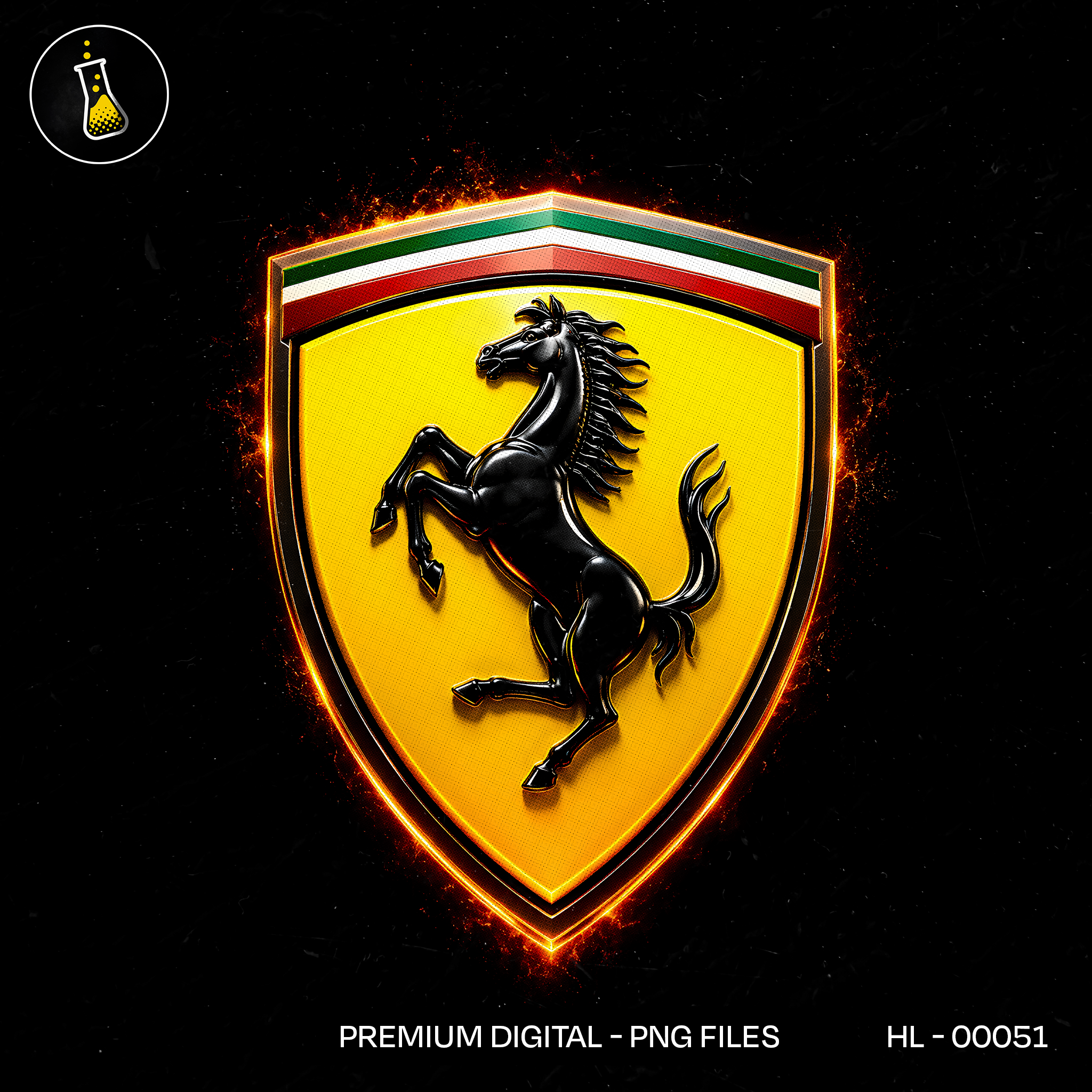 Ferrari Emblem F1 Estampa
