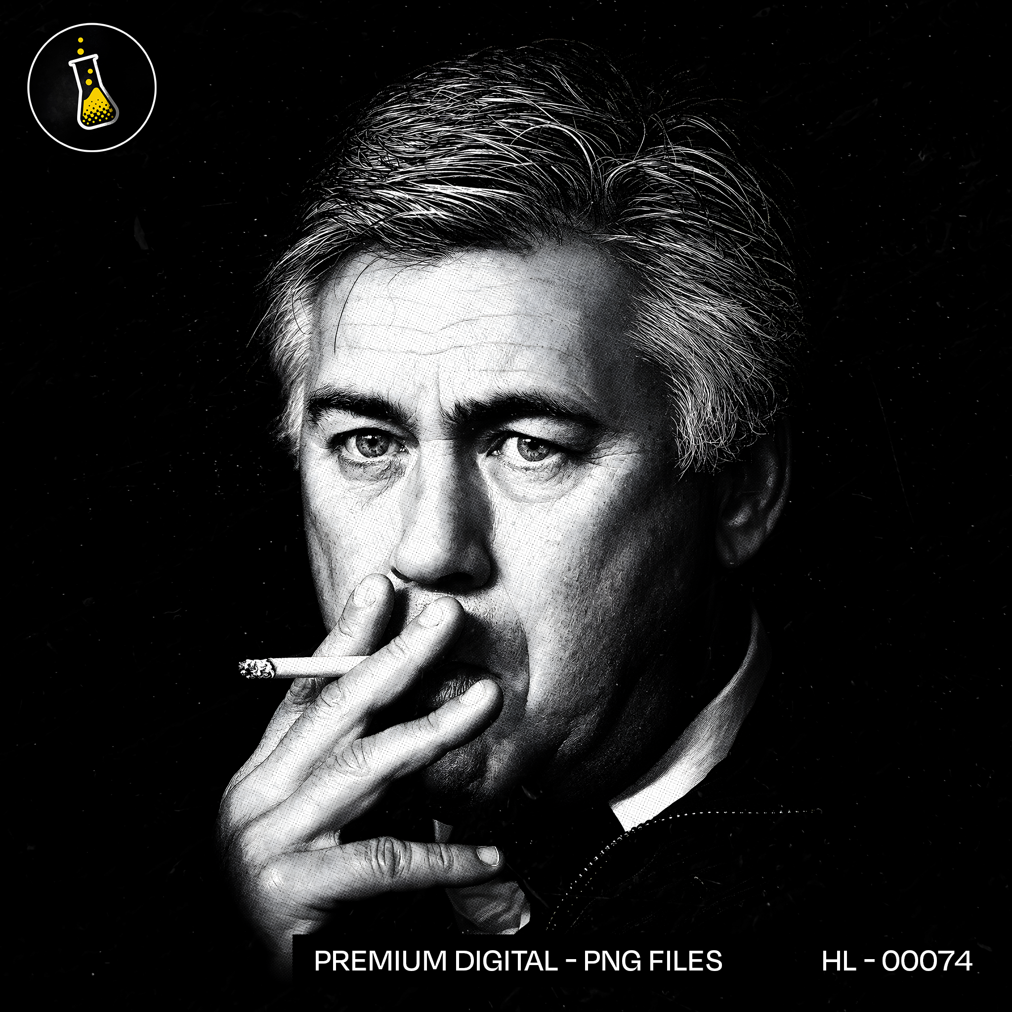 Carlo Ancelotti Coach Estampa