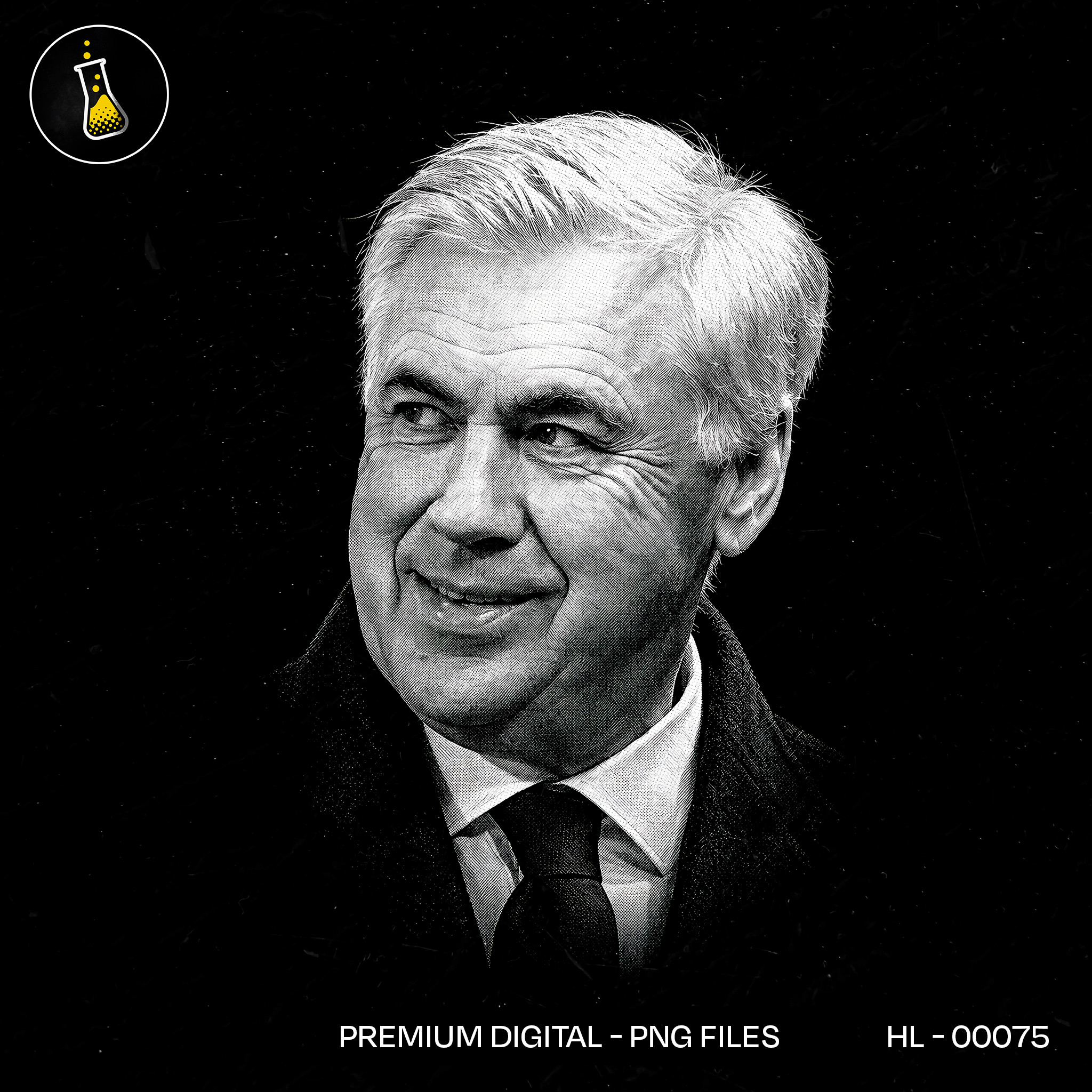 Carlo Ancelotti Coach Estampa