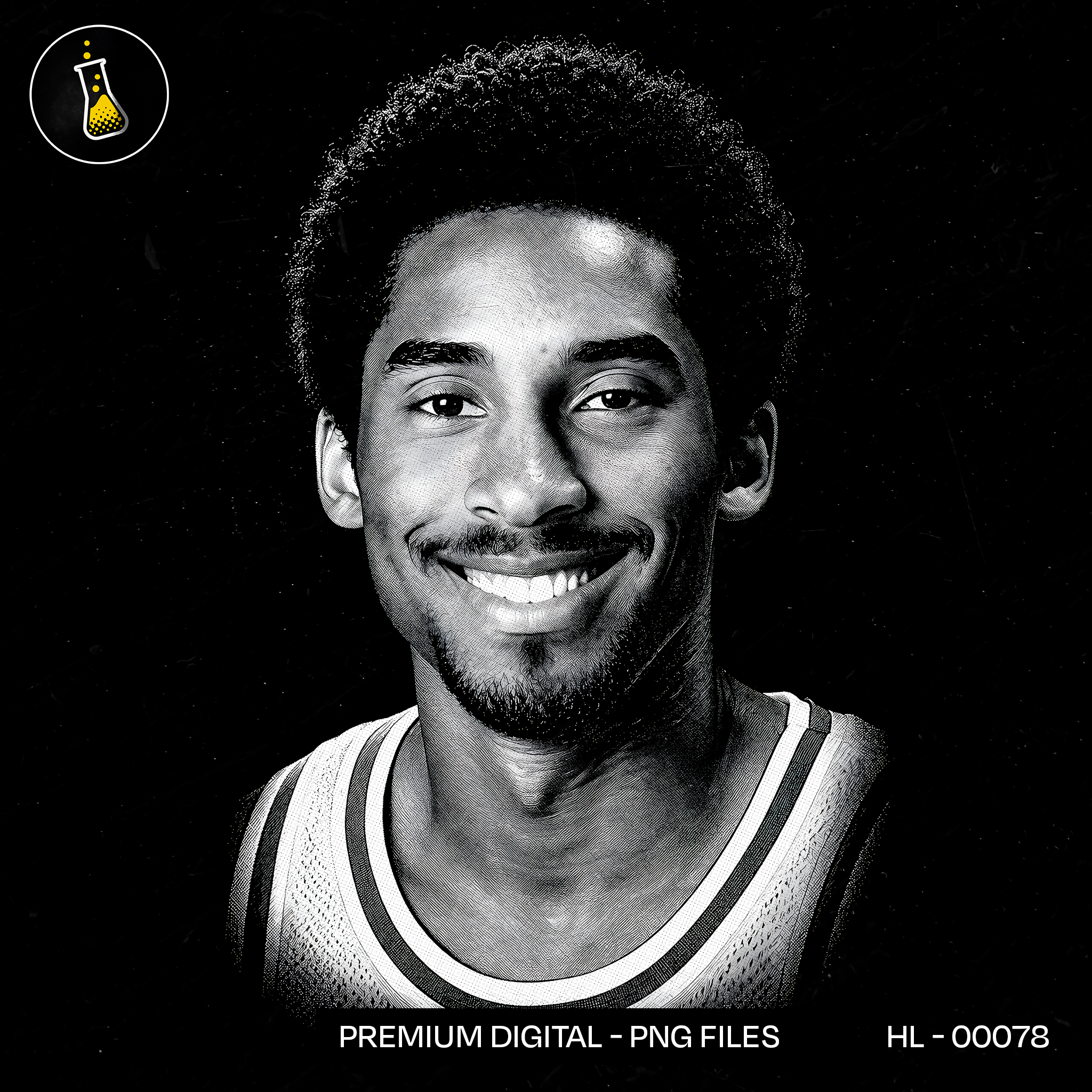 Kobe Bryant Lakers NBA Estampa