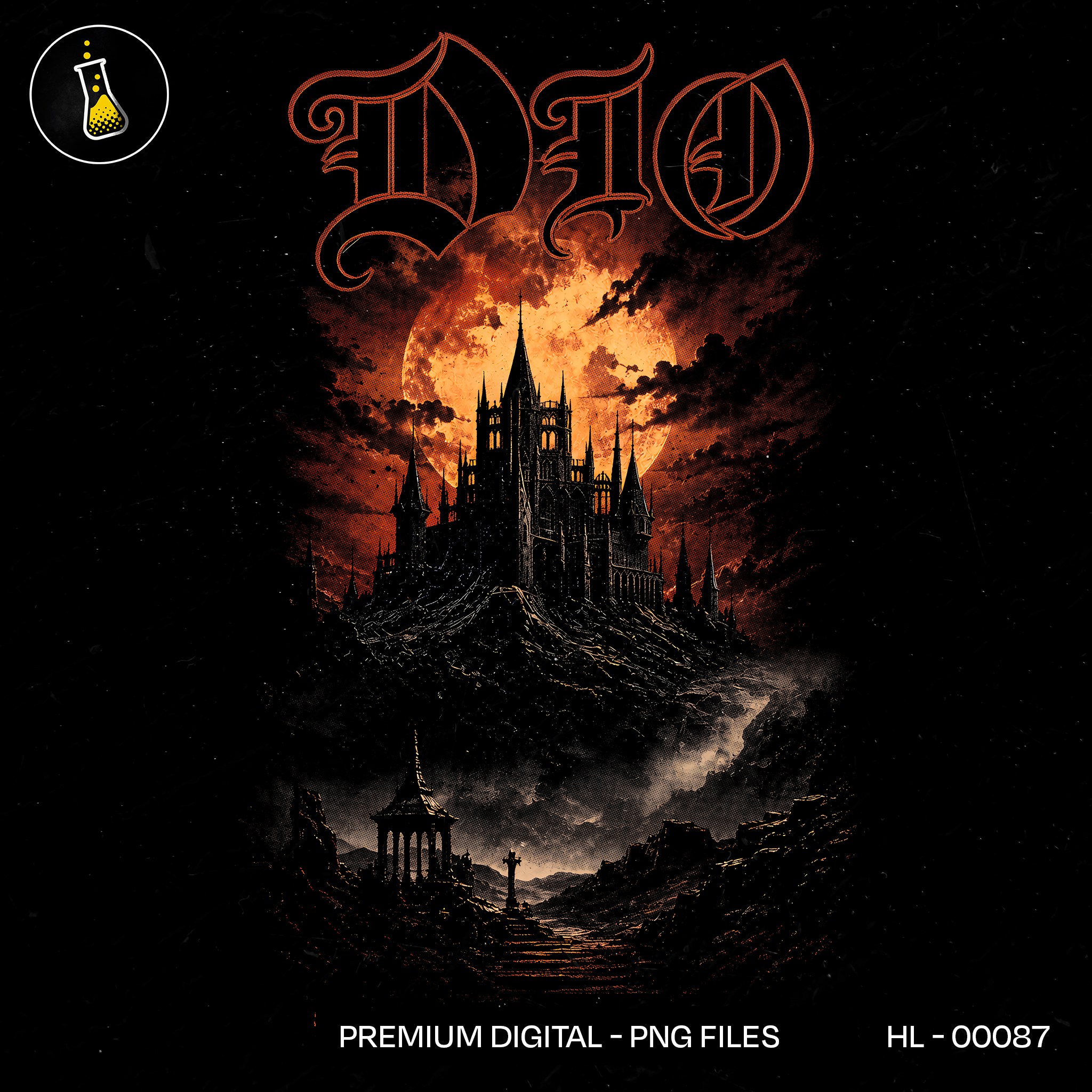 Dio Shame on the Night Rock Estampa