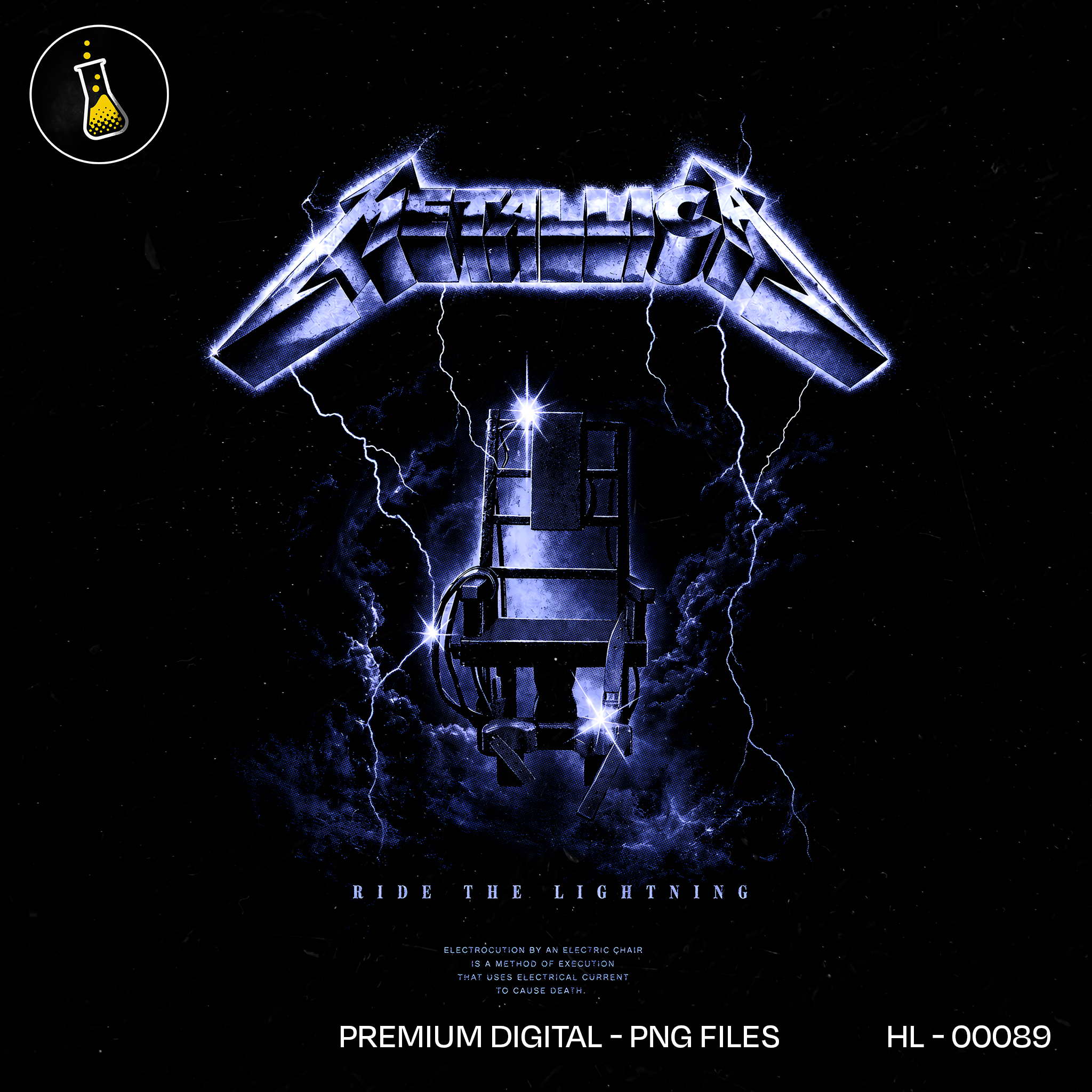 Metallica Ride the Lightning Rock Estampa