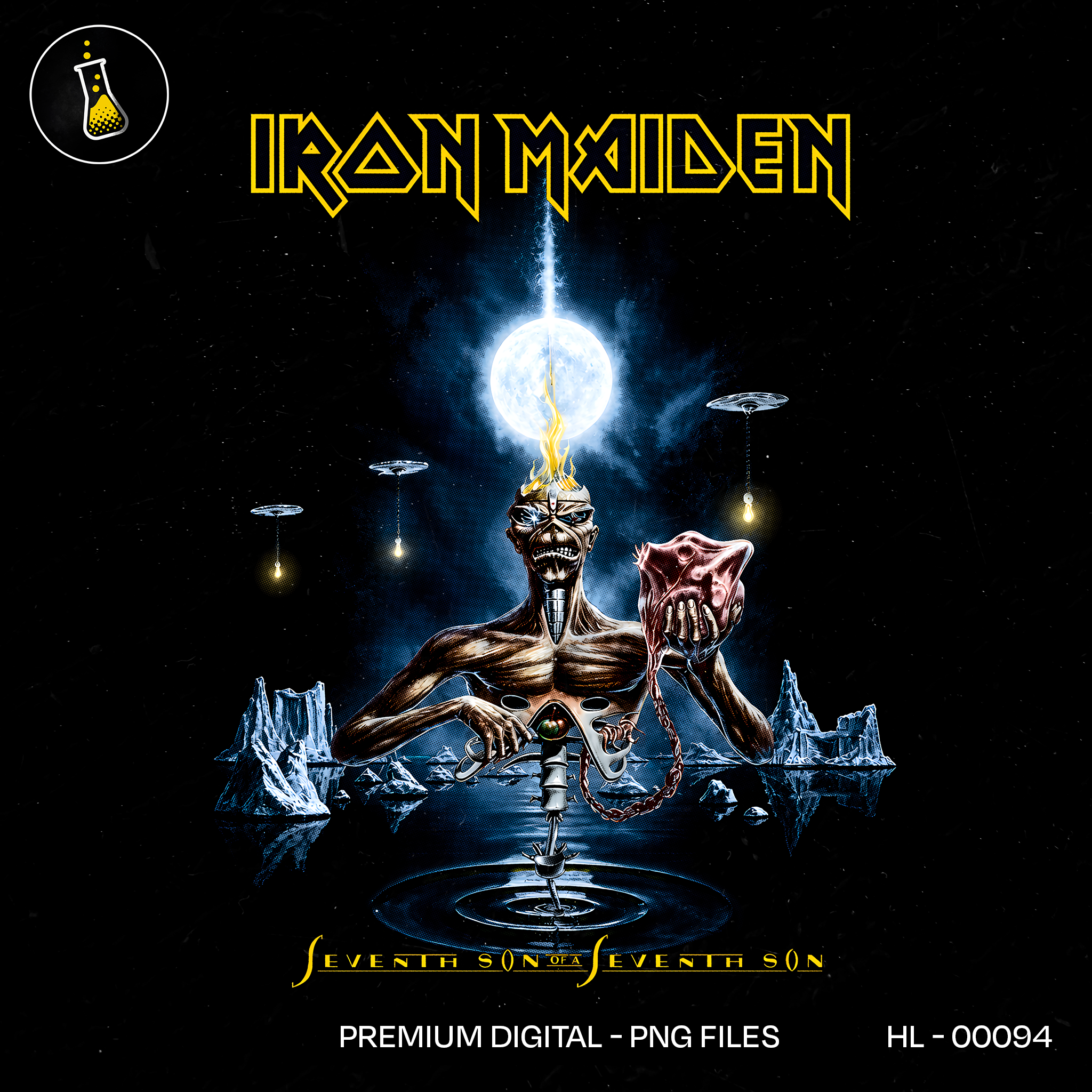 Iron Maiden Seventh Son Rock Estampa