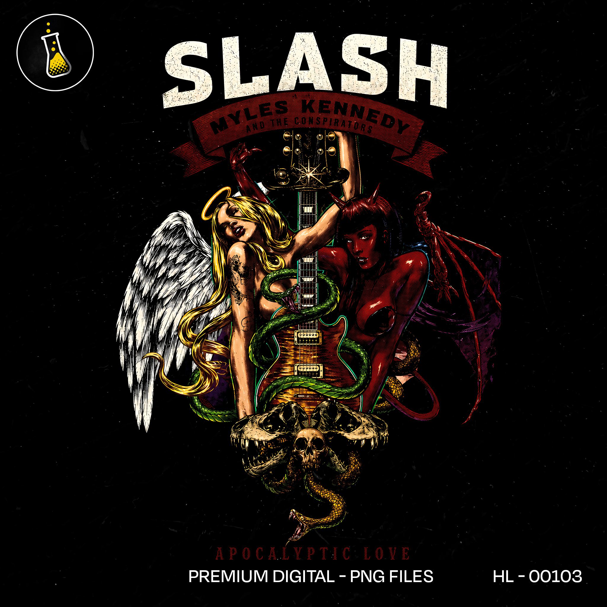 Slash Apocalyptic Love Rock Estampa