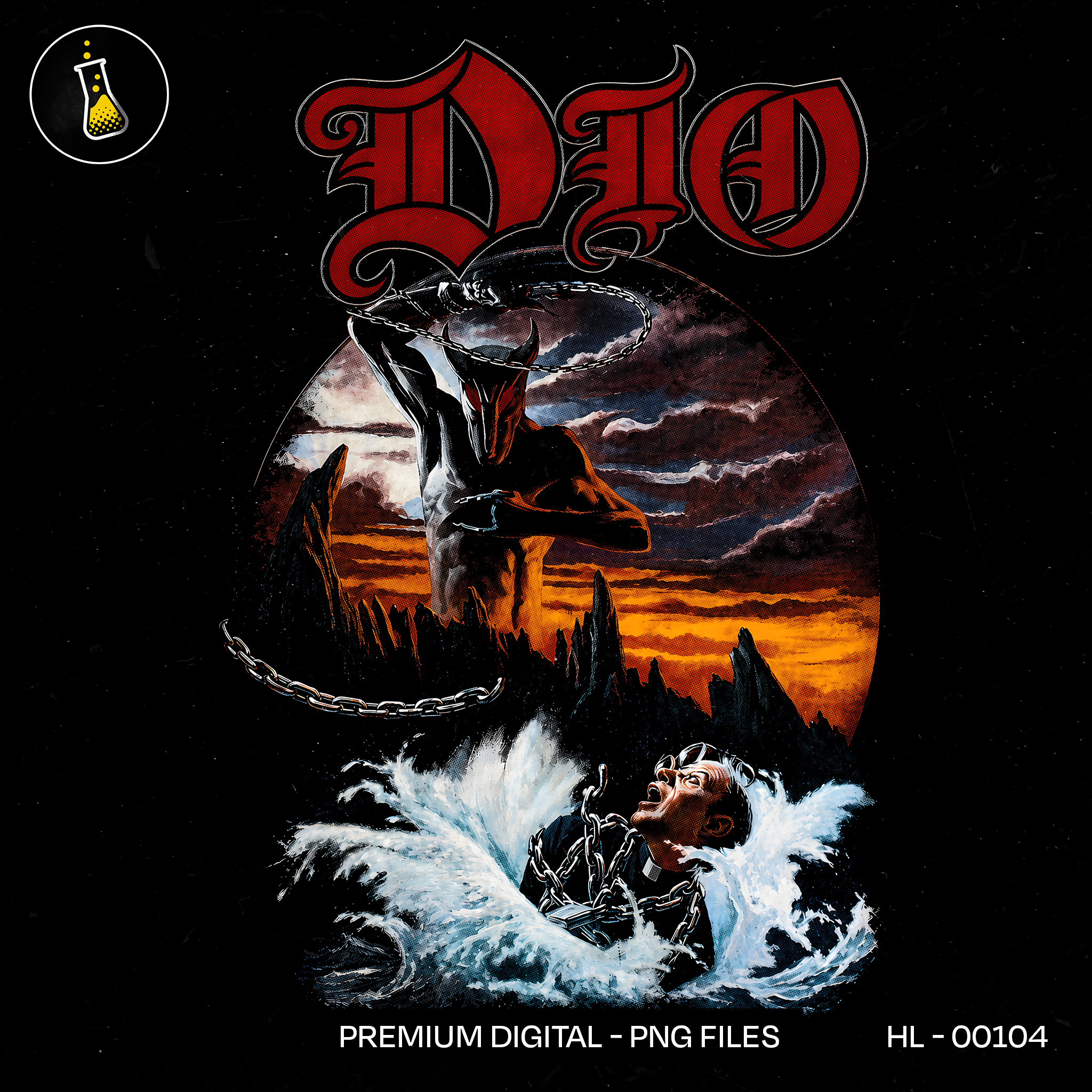 Dio Holy Diver Rock Estampa