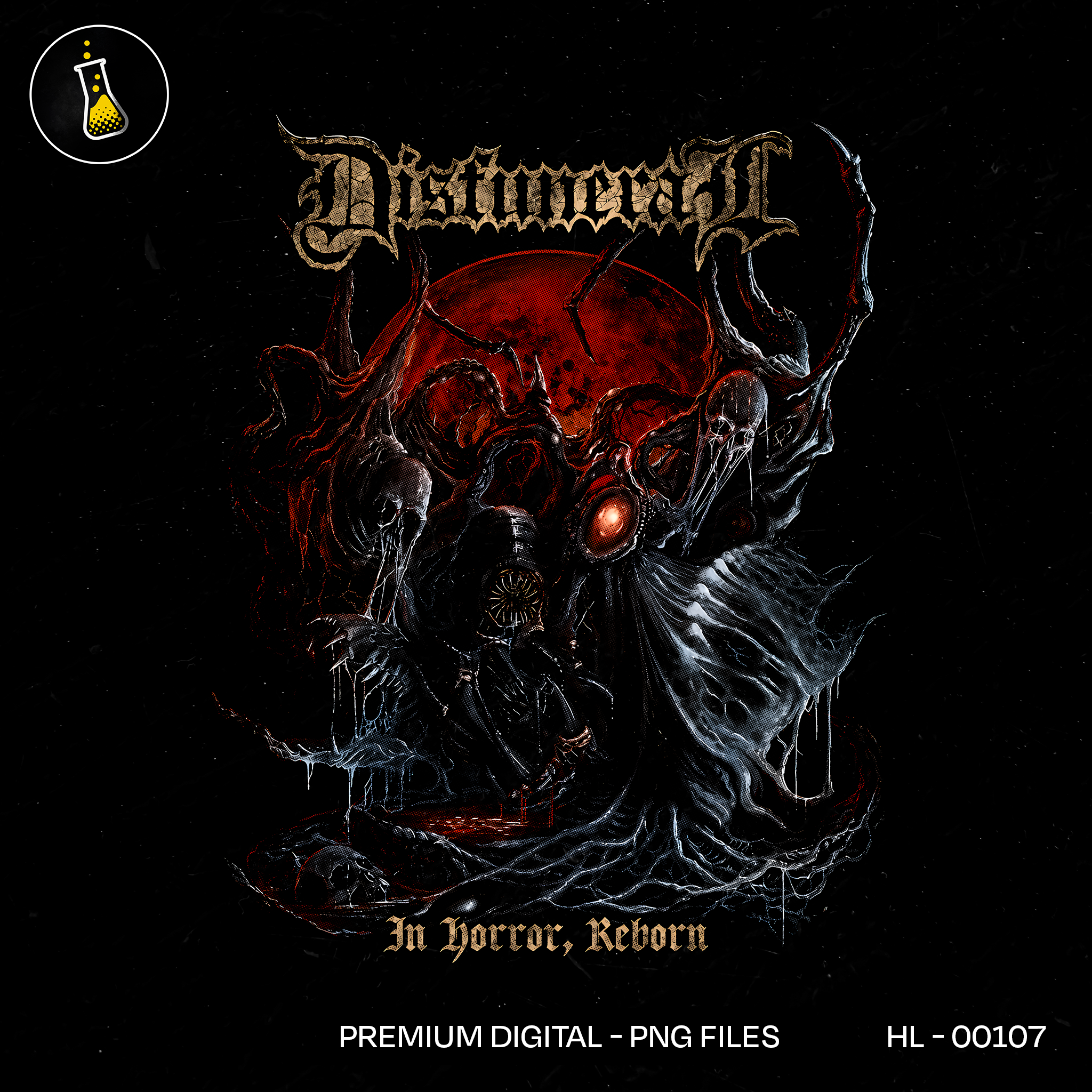Death Metal Horror Rock Estampa