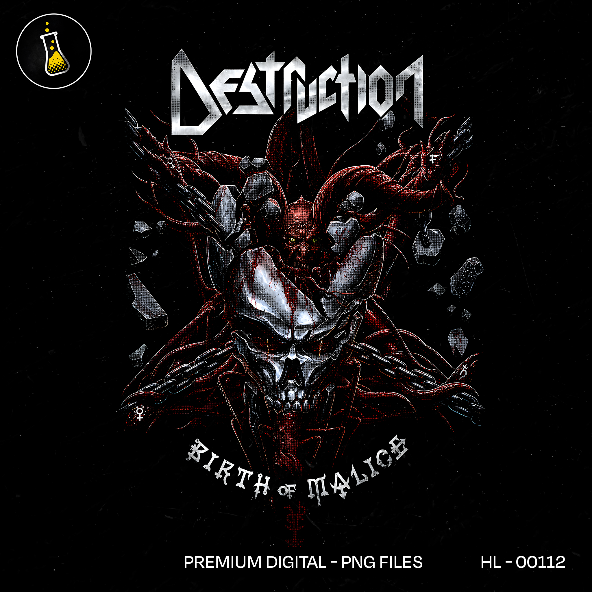 Destruction Birth of Malice Thrash Metal Estampa