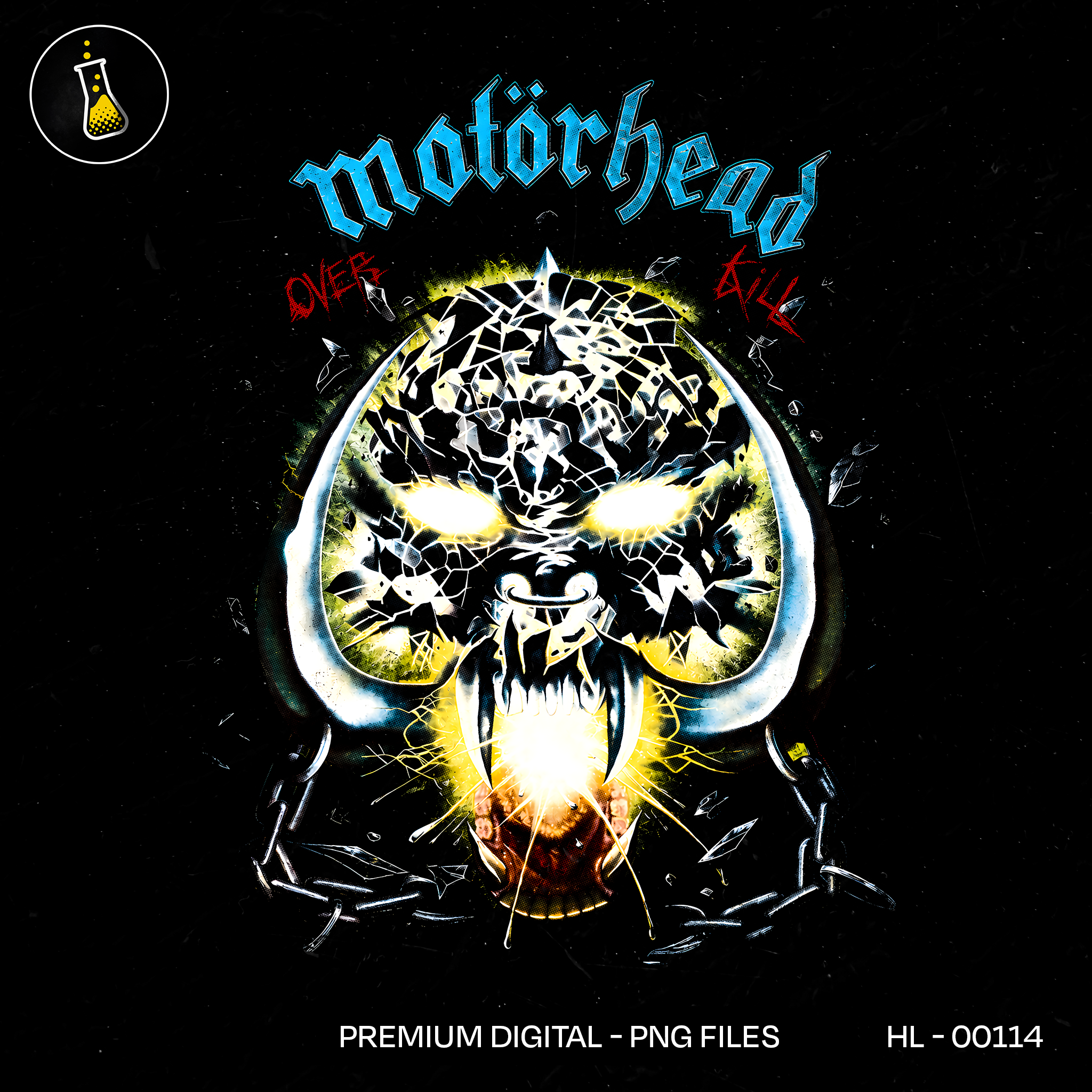 Motorhead Overkill Rock Estampa