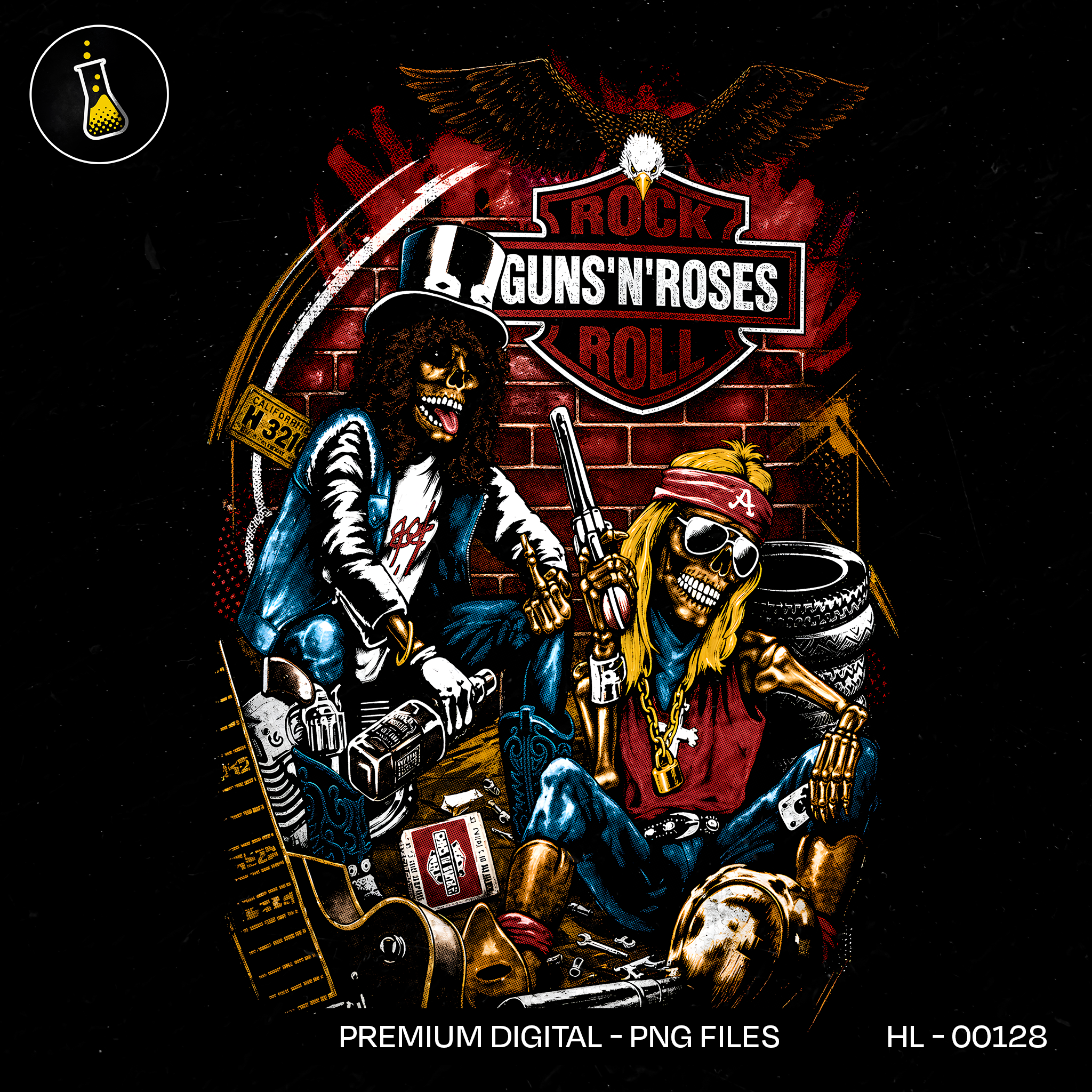 Guns N Roses Rock N Roll Estampa