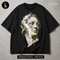 Cracked Classical Bust Gold Drip Streetwear Estampa
