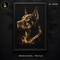 Gold Chain Guard Dog Streetwear Estampa