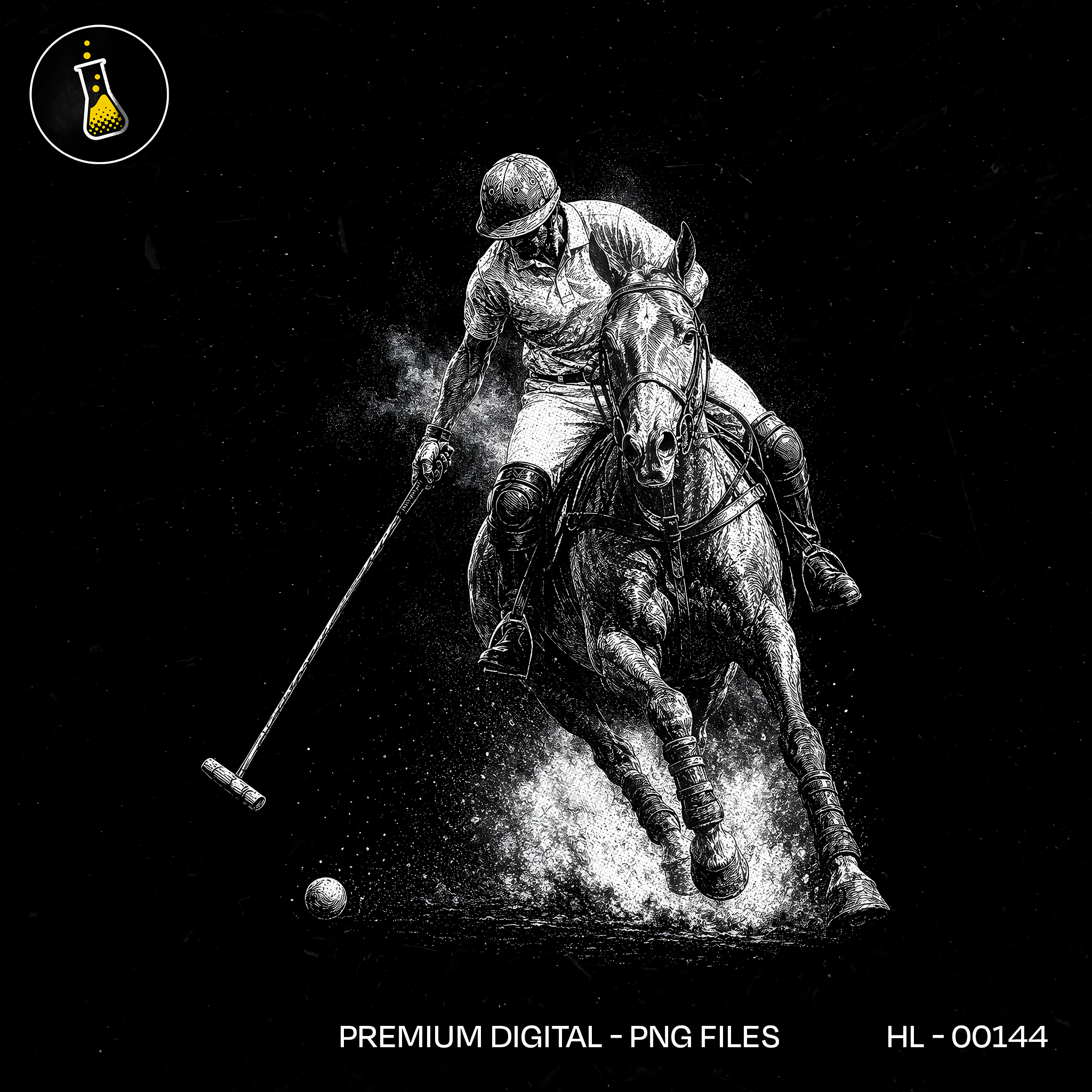 Polo Player Charge Streetwear Estampa