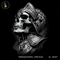 Ornate Silver Skull Knight Streetwear Estampa