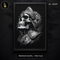 Ornate Silver Skull Knight Streetwear Estampa