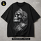 Ornate Silver Skull Knight Streetwear Estampa