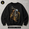 Flaming Chopper Motorcycle Streetwear Estampa