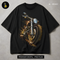 Flaming Chopper Motorcycle Streetwear Estampa