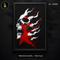 Red Star Flaming Skull Streetwear Estampa