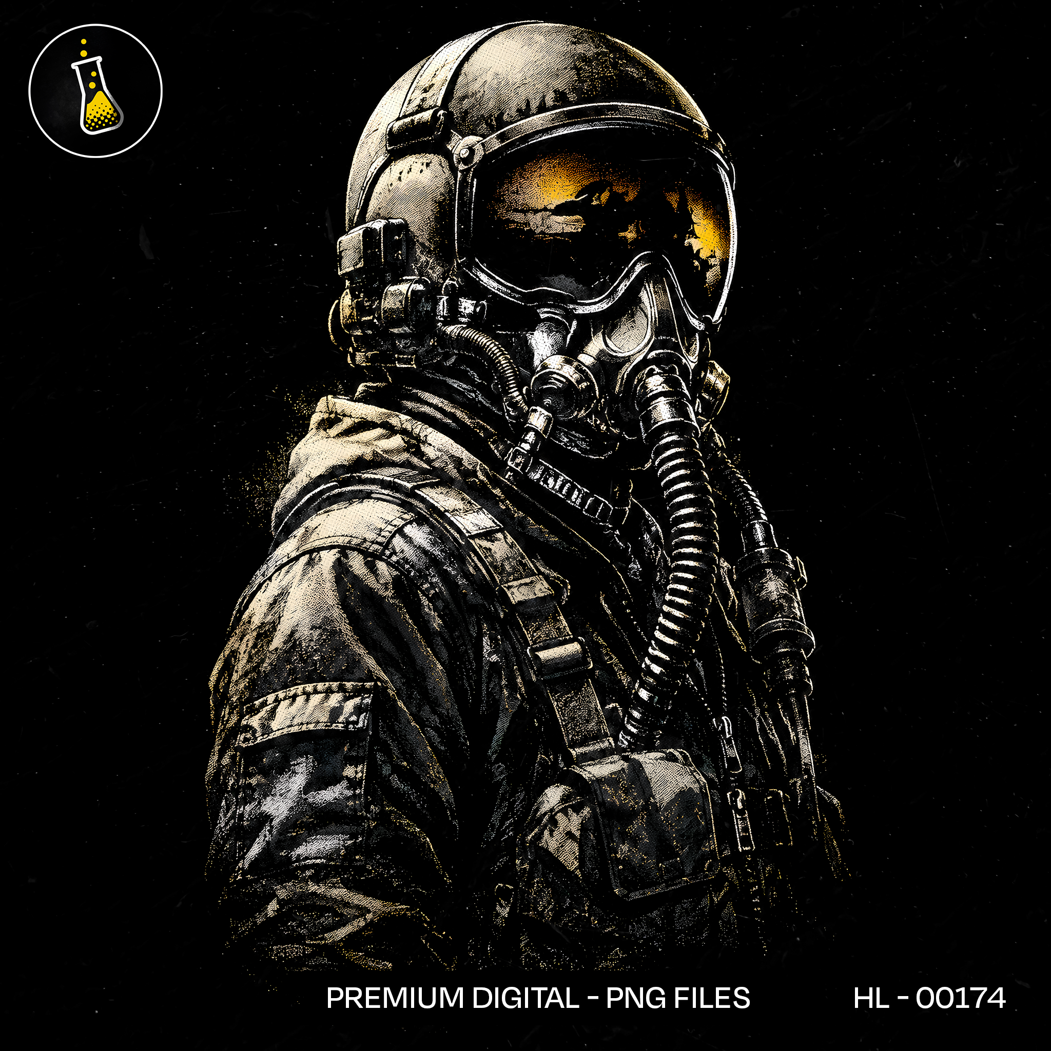 Fighter Pilot Skull Helmet Streetwear Estampa