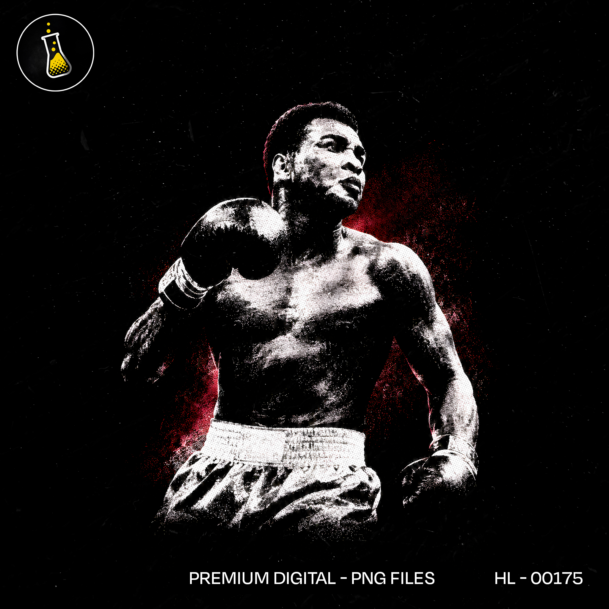 Boxing Champion Portrait Streetwear Estampa