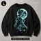 Skeleton Under Full Moon Streetwear Estampa