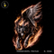 Winged Fire Wolf Streetwear Estampa