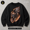 Winged Fire Wolf Streetwear Estampa