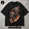 Winged Fire Wolf Streetwear Estampa