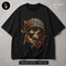 Burning Helmet Skull Roses Streetwear Estampa