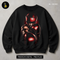 Red Boxer Fighting Stance Streetwear Estampa