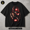 Red Boxer Fighting Stance Streetwear Estampa
