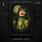 Green Slime Vampire Woman Halloween Estampa