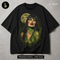 Green Slime Vampire Woman Halloween Estampa