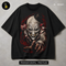 Evil Grinning Clown Bloody Hand Halloween Estampa