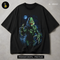 Swamp Gill Creature Full Moon Halloween Estampa