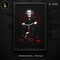 Creepy Puppet Red Tricycle Halloween Estampa