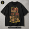 Vintage Horror TV Stack Halloween Estampa