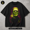 Frankenstein Monster Neon Portrait Halloween Estampa