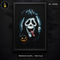Ghost Face Mask Tongue Out Halloween Estampa