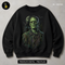 Green Monster Stitched Face Halloween Estampa