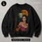 Masked Killer Vintage Pinup Couple Halloween Estampa
