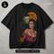 Masked Killer Vintage Pinup Couple Halloween Estampa