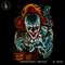 Evil Clown Uncle Sam Ghoul Halloween Estampa