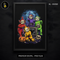Zombie Alien Kids Broken TV Halloween Estampa