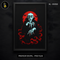 Nosferatu Vampire Red Moon Halloween Estampa