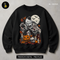 Scary Evil Clown Pumpkin Halloween Estampa