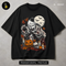 Scary Evil Clown Pumpkin Halloween Estampa
